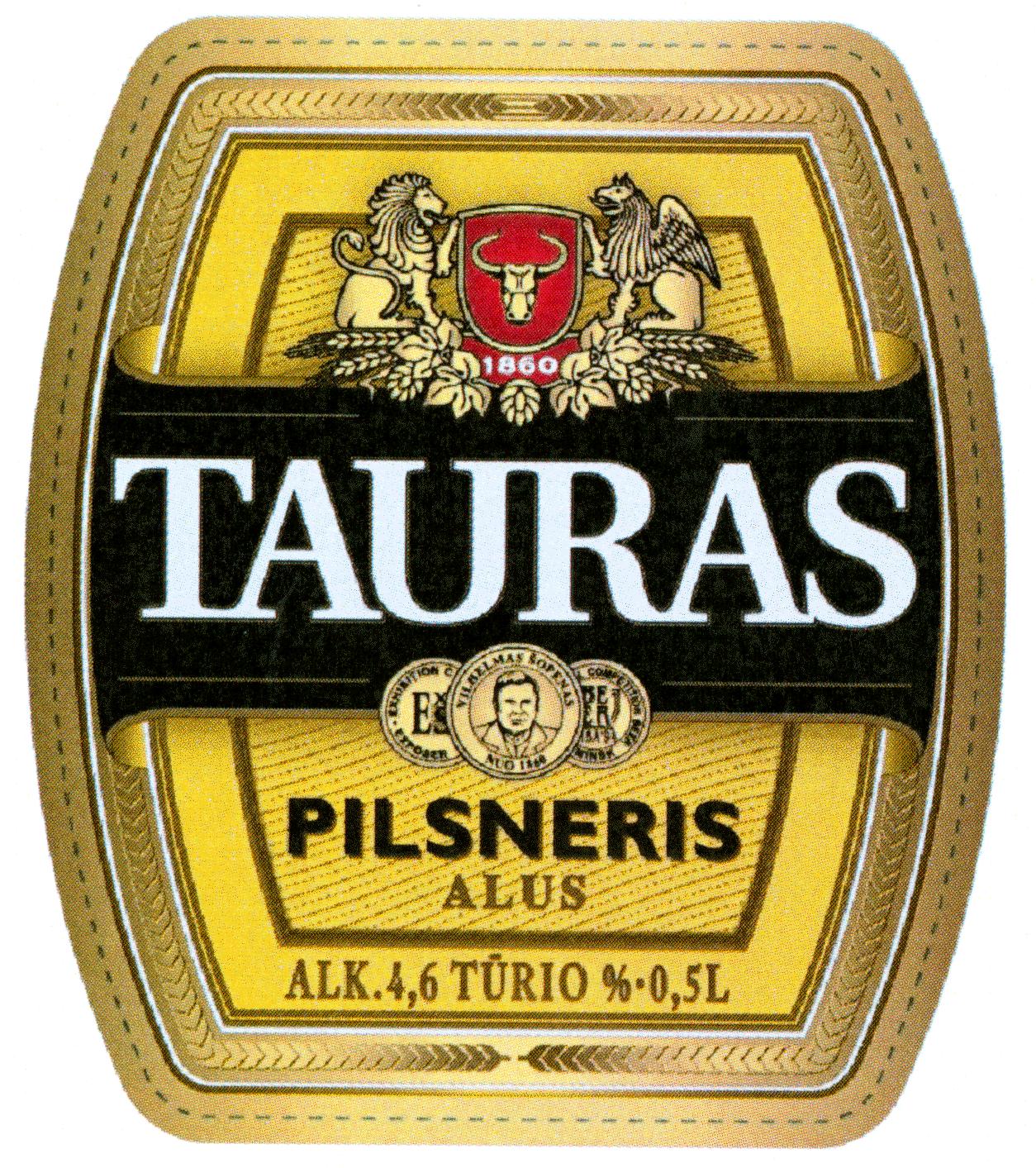 Prekės ženklas: 1860 TAURAS PILSNERIS ALUS
